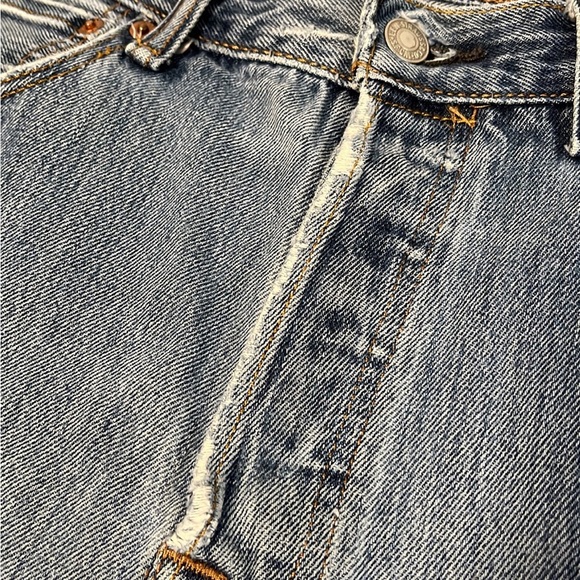Y2K Levis 501 Jeans Size 33 Distressed Skater Streetwear Grunge - Picture 8 of 12